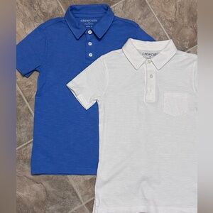 EUC Bundle of 2 Crewcuts Boys' Jersey Polo Shirts